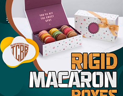 Rigid Macaron Boxes
