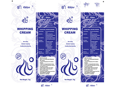 Whipping Cream box design