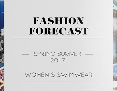Fashion Forecasting- Women's Swimwear