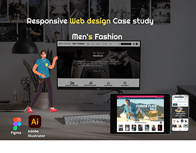 Responsive Web design Case study (Men's Fashion)
