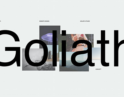 Goliath : website concept