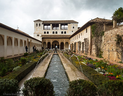 Alhambra Stadtburg Grananda Spanien