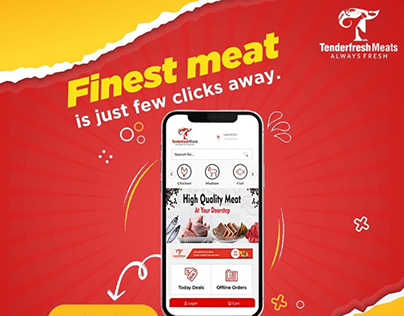 Mobile App Promotion For Tender Fresh Meats By NAUTONE