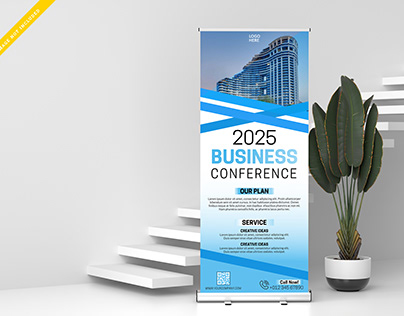 Exclusive Business Roll up Banner template design