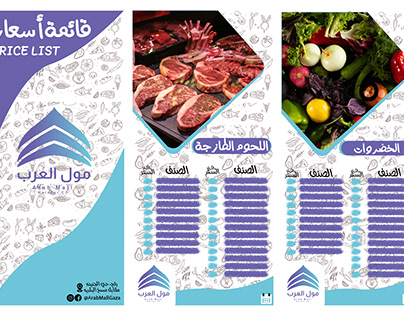 Design a social media brochure for Mall of Arabia