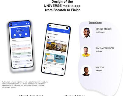 UNIVERSE Mobile App Design