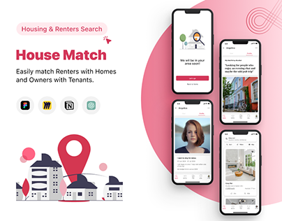 Project thumbnail - House Match - dual booking app for tenants & owners