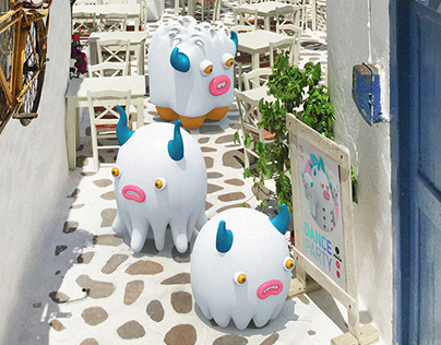 Summer Monsters in Naxos Island