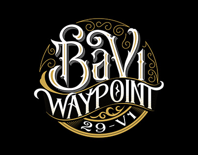 BA VI WAYPOINT lettering