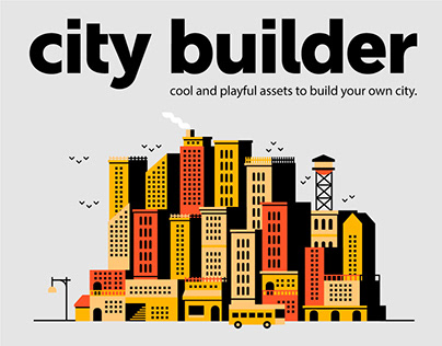 city builder - Illustration pack