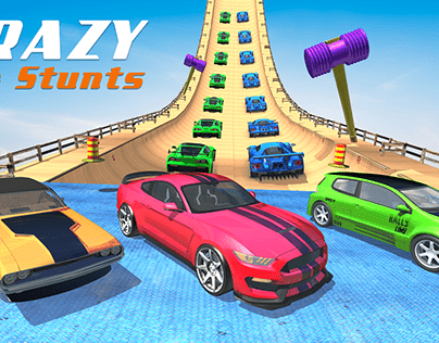 Crazy Car Stunts - Mega Ramp
