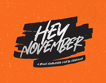 Free Hey November Brush Font