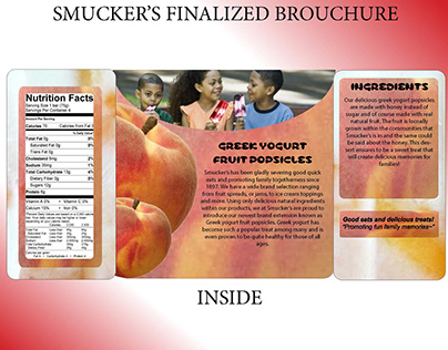 School Work: Smucker's Brochure