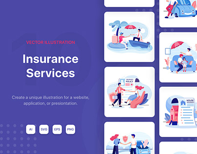 Insurance Services Illustrations