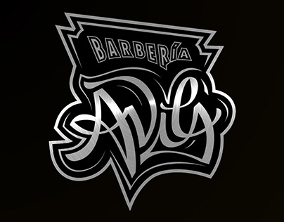 Logotipo para la "Barbería Ávila".