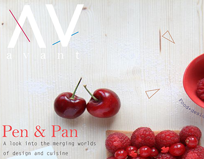 AVANT (Design + Food magazine covers) 