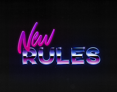 "NEW RULES" Lettering Project