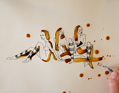 CAFFERELLI: COFFEE FLAVORED SKETCHES BY ANNIKA DZERVE