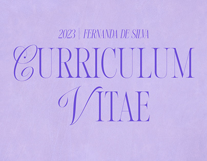 Curriculum vitae | Fernanda De Silva