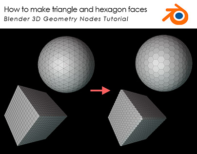 How to make hexagon faces Blender3D Tutorial