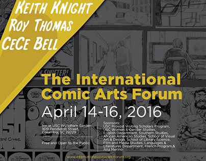 International Comic Forum Poster Design