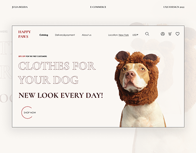 E-commerce| Clothes for your dog
