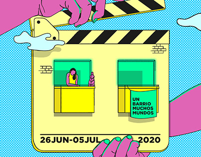 Lavapies Film Festival. Poster design.