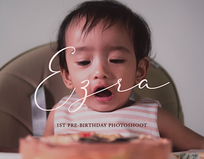 Ezra's 1st Pre-birthday Photoshoot