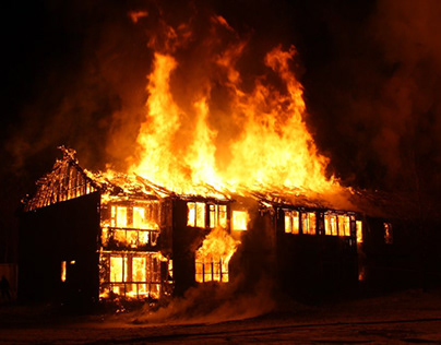 Fire damage insurance claim, Northern CA