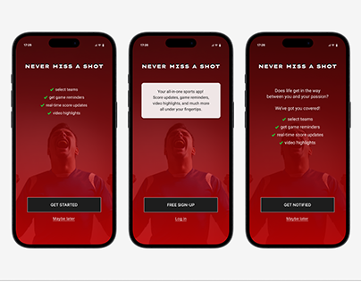 UX Writing for Sales: Promo screen for a sports app