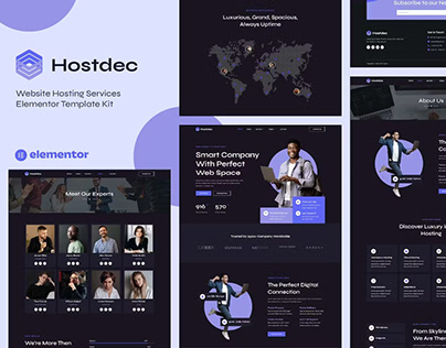 Hostdec - Website Hosting Services Elementor