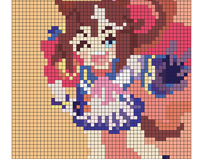 2500 Grid Pixel Painting