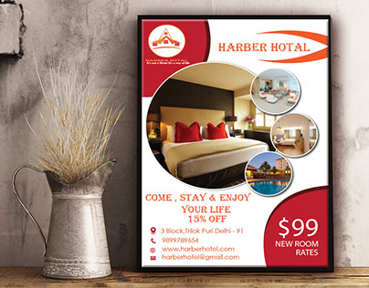 Harbor Hotel poster Design