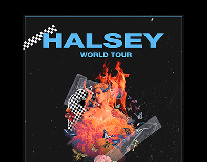 Halsey | Hopeless Fountain Kingdom Tour Poster
