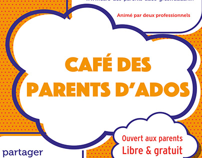 Café des parents d'ados • Grésivaudan/Isère • Affiche