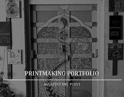 Printmaking Graphics Portfolio (2020-23) Aquatint