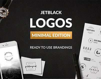 30 Premade Logos – Minimal Edition