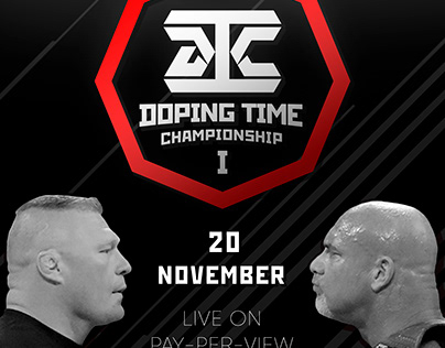 Разработка лого для бойцовской лиги Doping Time Champ