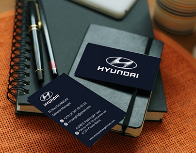 Hyundai’s general manager visit card
