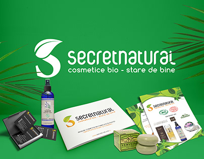 Secret Natural - Brochure, Flyer, Business card