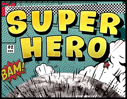 SUPERHERO - Comic Book Poster
