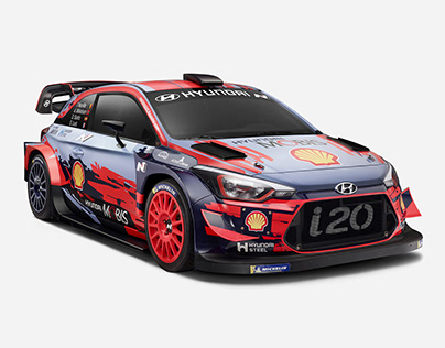 2019 & 2020 Hyundai i20 WRC Livery Design