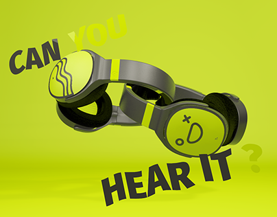Project thumbnail - "Can You Hear It?" Headphones 3D Model