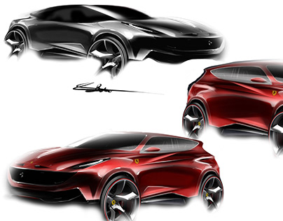 Sketchbook Ferrari Car Design