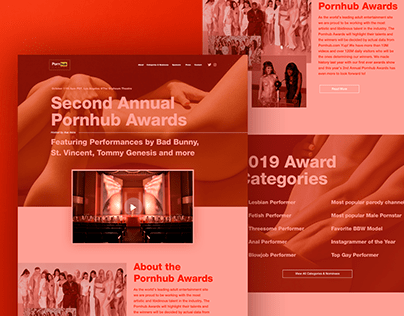 Awards Show Web Design