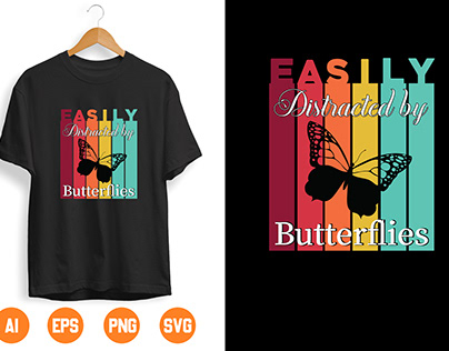 Butterfly T-Shirt Design