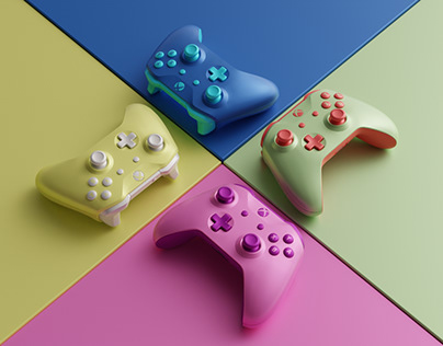 3D Product | Xbox Controller Colorfull Edition