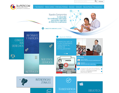Diseño Portal Web SUPERCOM-PREVIO