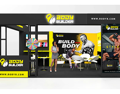 Fibo booth Germany 2023 for bodybuilding