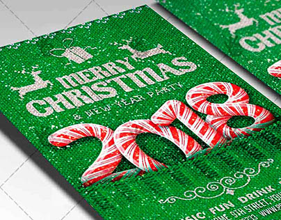 Merry Christmas Celebration - Winter Flyer PSD Template